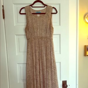 Francesca’s flowing a-line mid length dress
